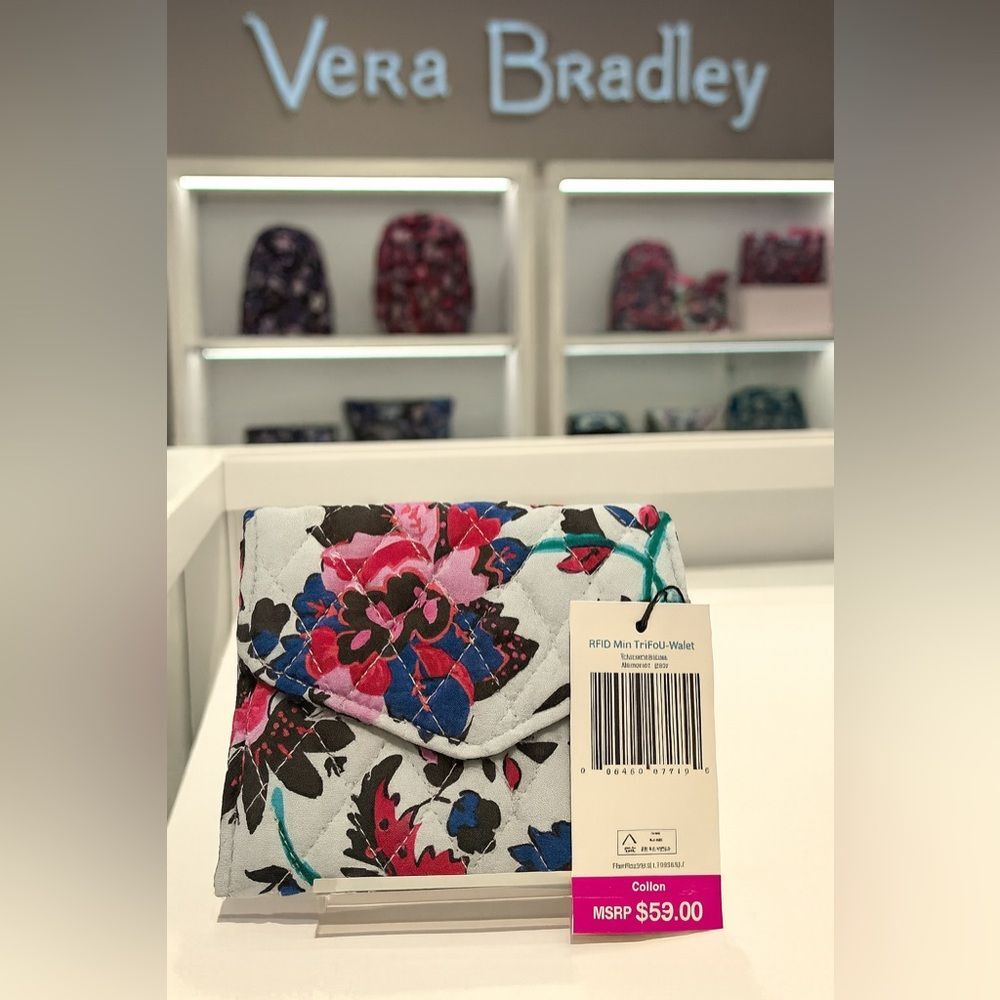 Vera Bradley Multicolor Floral Wallet NWT